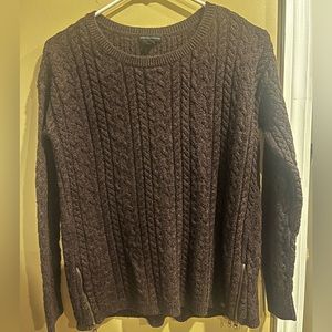 American Eagle Outfitters Size Large Sweater Crew Neck~Dark Purple color
